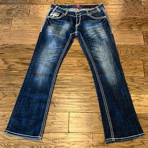 Rock And Roll Cowgirl Low Rise Bootcut Size 31 x 34